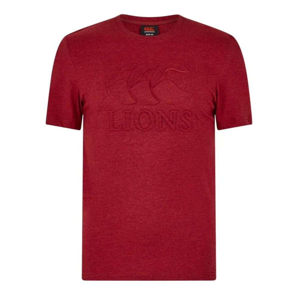 Canterbury Mens Monument 2025 British & Irish Lions T-Shirt / Red Dahlia